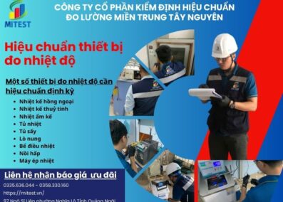Hiệu chuẩn thiết bị đo lường nhiệt độ