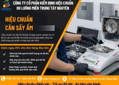 Hiệu Chuẩn Cân Sấy Ẩm