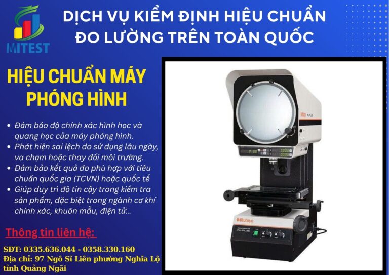hiệu chuẩn máy phóng hình đo lường