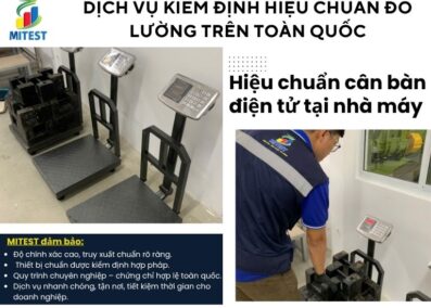 Hiệu chuẩn thiết bị cân bàn