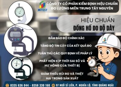 Hiệu chuẩn thiết bị đo độ dày