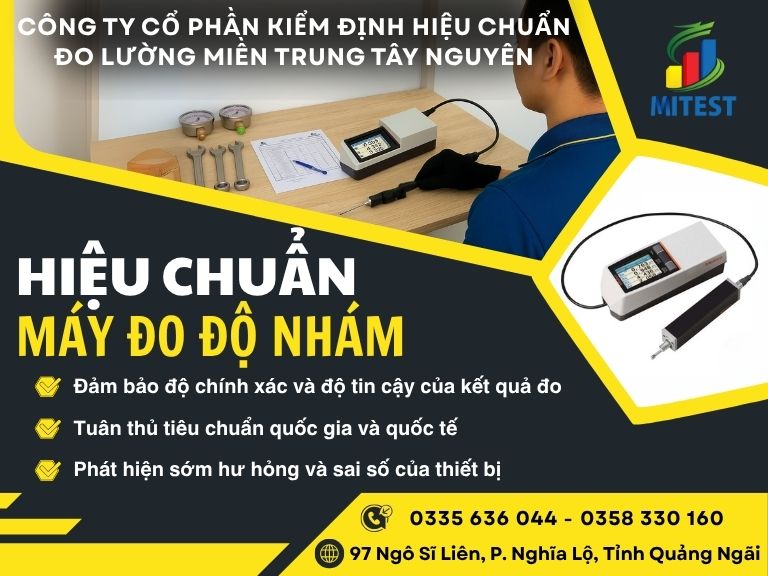 Hiệu chuẩn thiết bị đo độ nhám