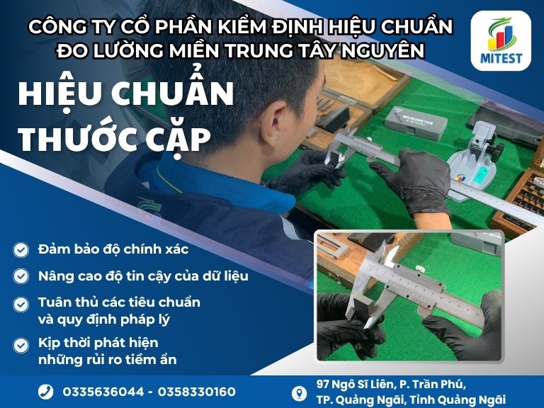 Hiệu chuẩn thiết bị thước căp