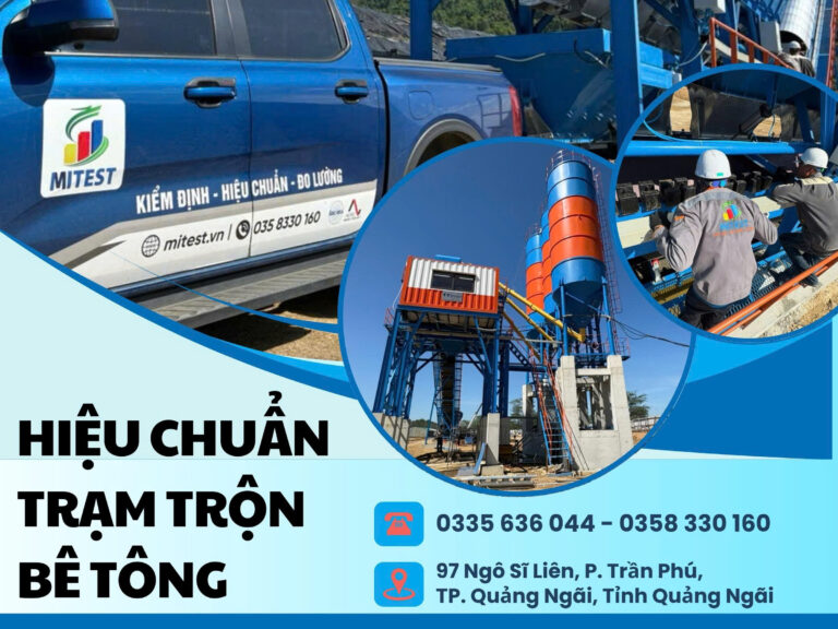 Hiệu chuẩn trạm trộn bê tông