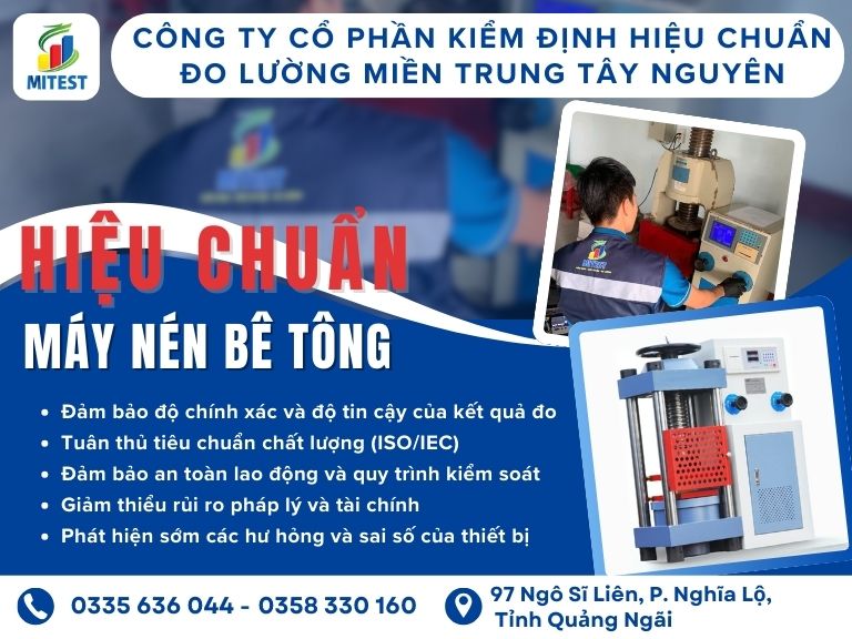 Hiệu chuẩn lực tại MITEST