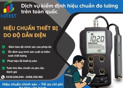 Hiệu chuẩn thiết bị đo độ dẫn điện