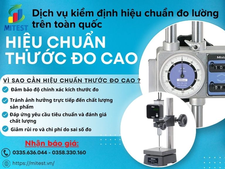Hiệu chuẩn thước đo cao