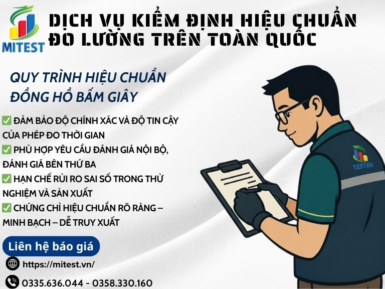 Hiệu chuẩn đồng hồ bấm giây