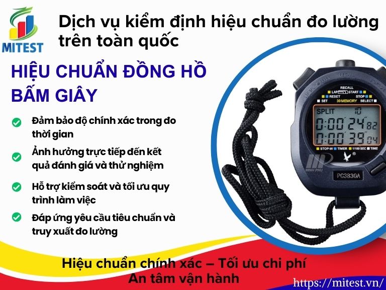 Hiệu chuẩn đồng hồ bấm giây