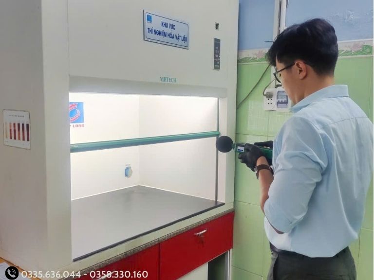 Thử nghiệm tủ hút