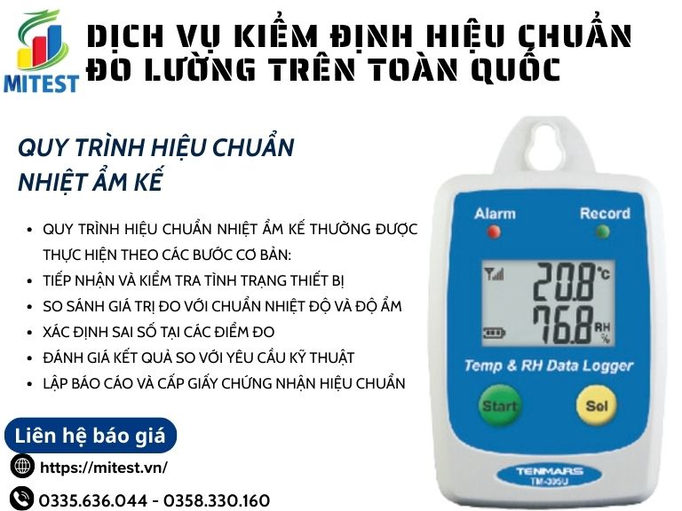 Hiệu chuẩn nhiệt ẩm kế
