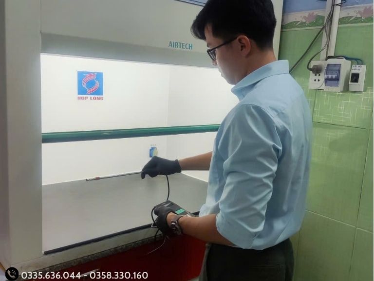 Thử nghiệm tủ hút