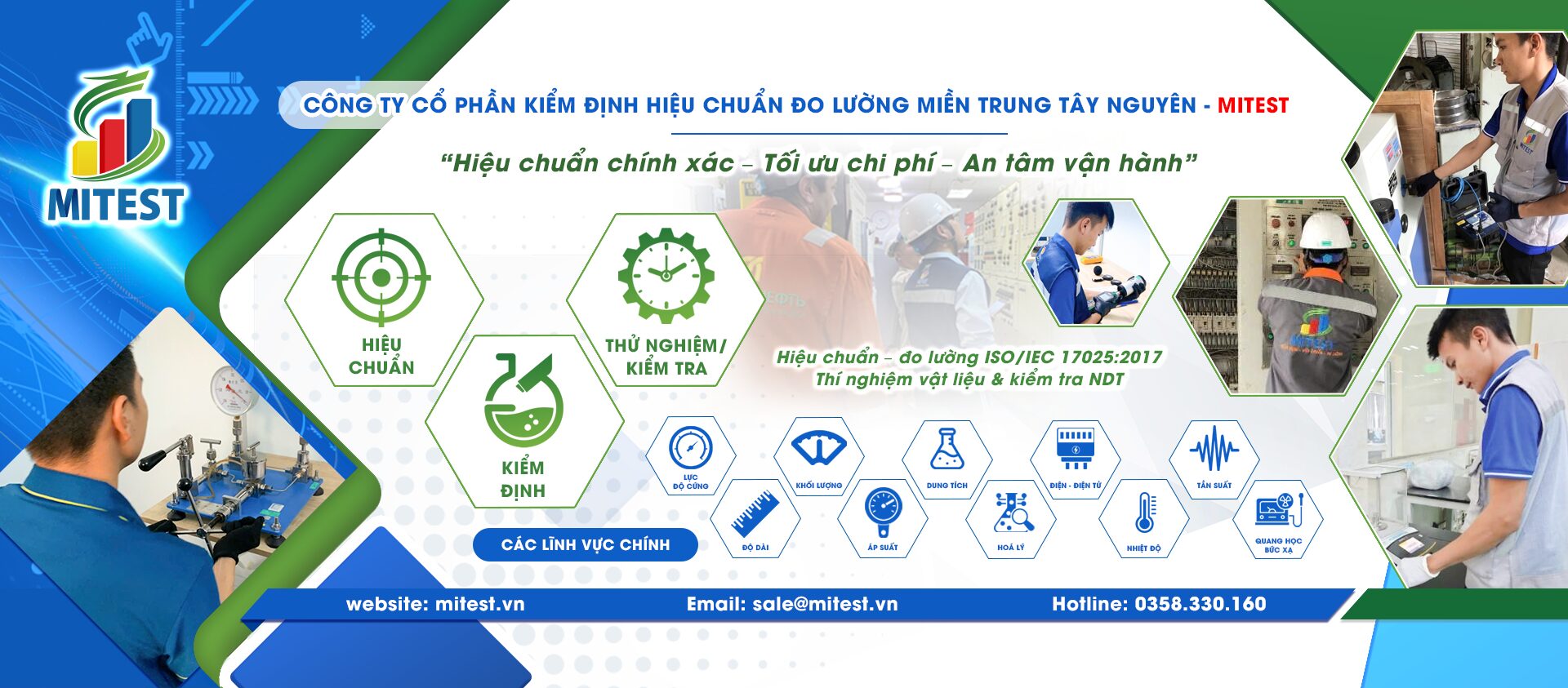 KIỂM ĐỊNH, HIỆU CHUẨN & ĐO LƯỜNG MITEST