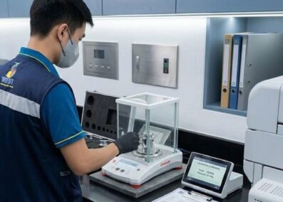 Hiệu chuẩn cân phân tich trong dệt may