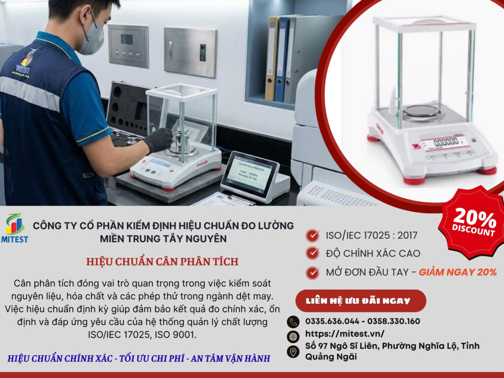 Hiệu chuẩn cân phân tích