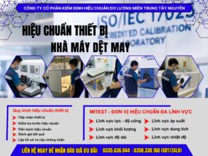 Hiệu chuẩn thiết bị nhà máy dệt may