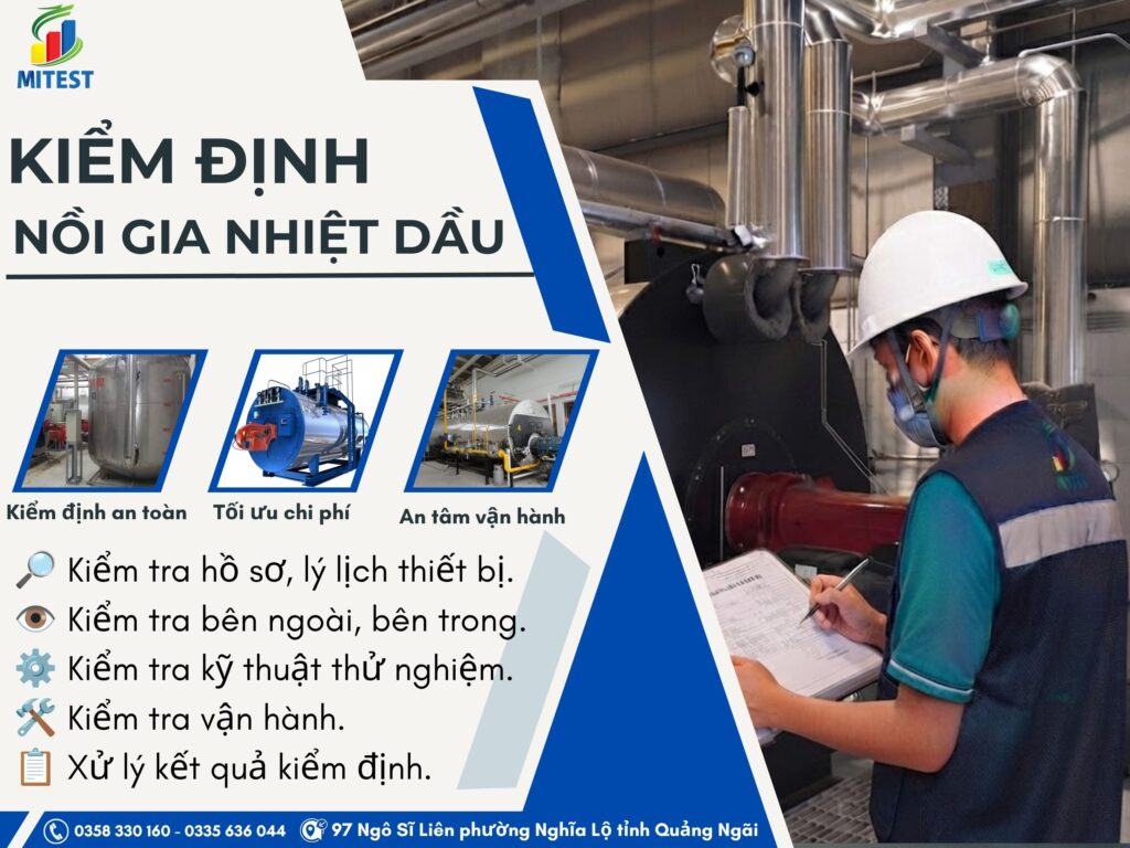 Kiểm định nồi gia nhiệt dầu