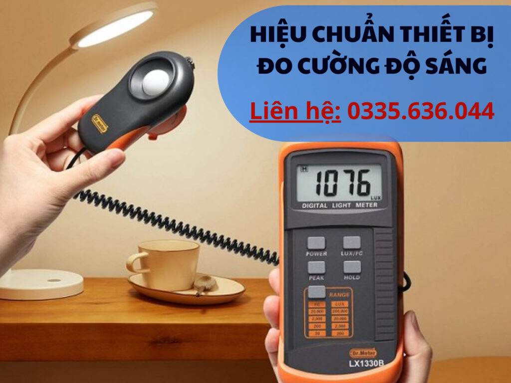 Hiệu chuẩn thiết bị đo cường độ sáng