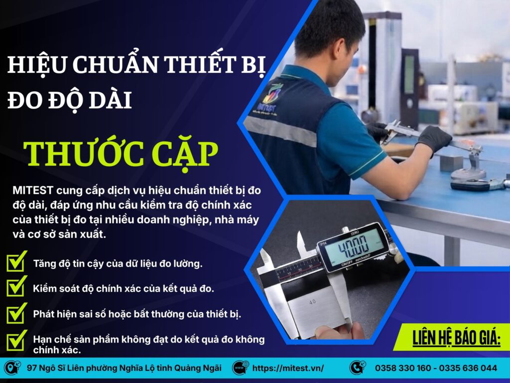 Hiệu chuẩn thước cặp