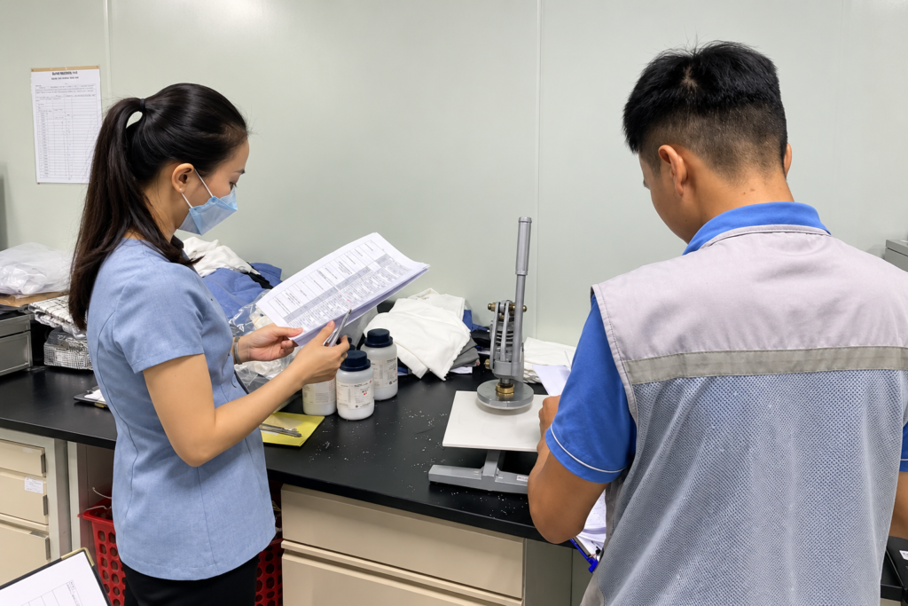 Hiệu chuẩn thiết bị nhà máy dệt may